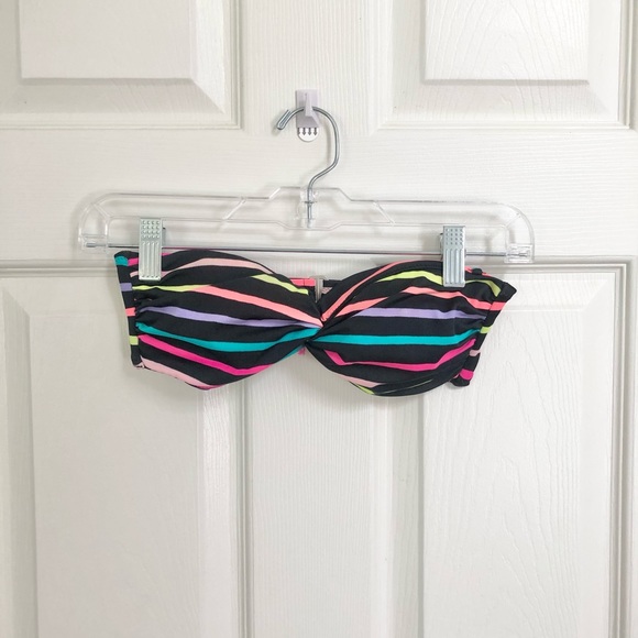 Victoria's Secret Other - Victoria's Secret XS Rainbow Striped Bikini Top